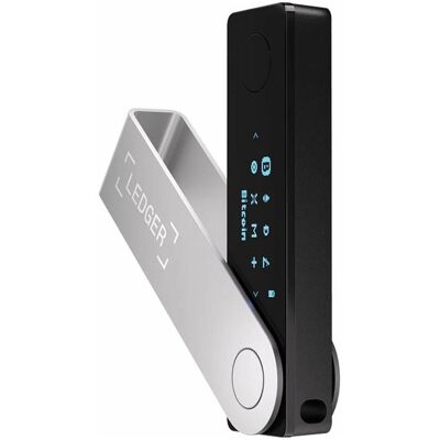 Ledger Nano X - Onyxschwarz (Bitcoin, Bitcoin Cash, Dash, Ether, Ethereum Classic, Komodo, Litecoin, Neo, Stellar, Ubiq, Vertcoin, Zcash), Crypto Wallet, Schwarz, Silber Ledger Nano X - Onyxschwarz (Bitcoin, Bitcoin Cash, Dash, Ether, Ethereum Classic, Komodo, Litecoin, Neo, Stellar, Ubiq, Vertcoin, Zcash), Crypto Wallet, Schwarz, Silber
