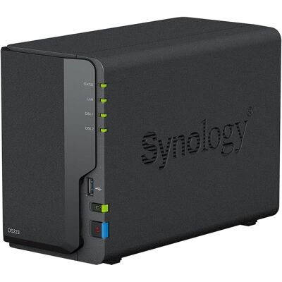 Synology DS223 (0 TB), NAS, Schwarz Synology DS223 (0 TB), NAS, Schwarz