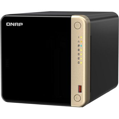 QNAP TS-464-8G (0 TB), NAS, Schwarz QNAP TS-464-8G (0 TB), NAS, Schwarz