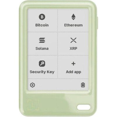 Ledger Nano Gen 5 inkl. Recovery Key - Matcha Green, Crypto Wallet, Grün Ledger Nano Gen 5 inkl. Recovery Key - Matcha Green, Crypto Wallet, Grün