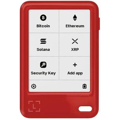 Ledger Nano Gen 5 Cherry Red Crypto Hardware Wallet with Recovery Key (Bitcoin, Ethereum Classic), Crypto Wallet, Rot Ledger Nano Gen 5 Cherry Red Crypto Hardware Wallet with Recovery Key (Bitcoin, Ethereum Classic), Crypto Wallet, Rot