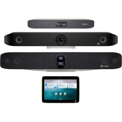 HP Poly Studio X32 All-in-One Videobar ohne Netzteil, Konferenzgerät, Schwarz HP Poly Studio X32 All-in-One Videobar ohne Netzteil, Konferenzgerät, Schwarz