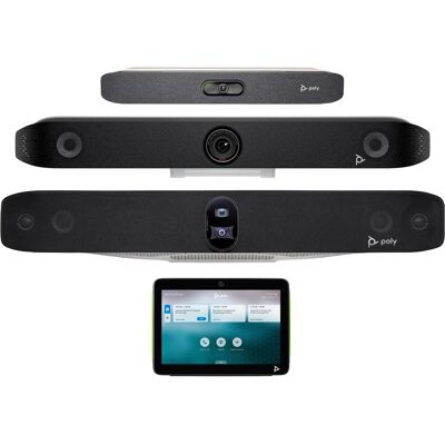 HP Poly X72 All-In-One Video Bar, Konferenzgerät, Schwarz HP Poly X72 All-In-One Video Bar, Konferenzgerät, Schwarz