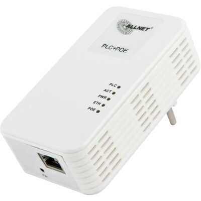 Allnet Schweiz Powerline 1200Mbit Bridge RJ45 HomePlugV2 "SmartLink" mit PoE AT ALL1681203 (1200 Mbit/s), Powerline, Weiss Allnet Schweiz Powerline 1200Mbit Bridge RJ45 HomePlugV2 "SmartLink" mit PoE AT ALL1681203 (1200 Mbit/s), Powerline, Weiss