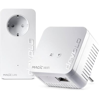 Devolo Magic 1 WiFi Mini (1200 Mbit/s), Powerline, Weiss Devolo Magic 1 WiFi Mini (1200 Mbit/s), Powerline, Weiss