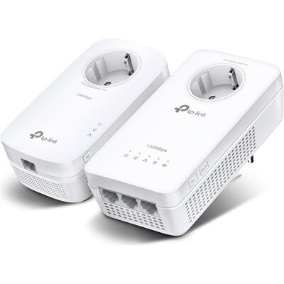 TP-Link TL-WPA8631P Kit (1300 Mbit/s), Powerline, Weiss, Schwarz TP-Link TL-WPA8631P Kit (1300 Mbit/s), Powerline, Weiss, Schwarz