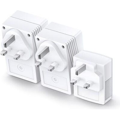 TP-Link Tl-Wpa4220t Kit (600 Mbit/s), Powerline, Weiss, Grau TP-Link Tl-Wpa4220t Kit (600 Mbit/s), Powerline, Weiss, Grau