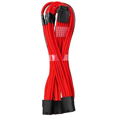 CableMod PRO ModMesh 12VHPWR auf 3x PCI-e Kabel - 45cm, rot (45 cm), Interne Kabel (PC) CableMod PRO ModMesh 12VHPWR auf 3x PCI-e Kabel - 45cm, rot (45 cm), Interne Kabel (PC)
