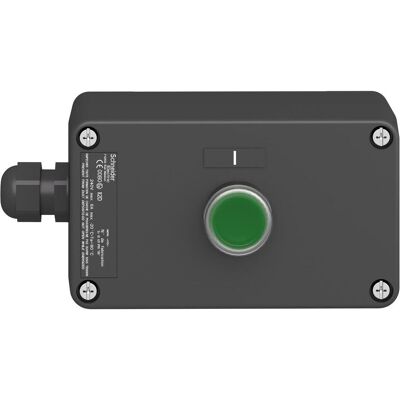 Schneider Electric ATEX-TASTERSTATION (ISOLIERT) 1 GRÜNER XAWG100EX, Schalter + Taster, Schwarz Schneider Electric ATEX-TASTERSTATION (ISOLIERT) 1 GRÜNER XAWG100EX, Schalter + Taster, Schwarz