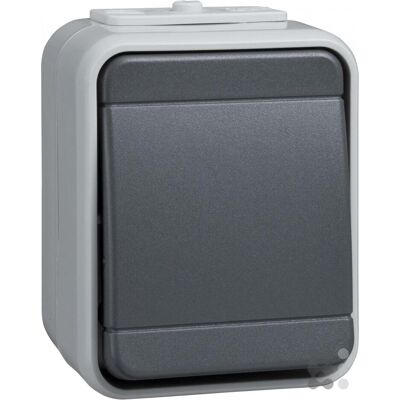 Elso 442609 - Wechseltaster IP44 Grau Elso 442609 - Wechseltaster IP44 Grau