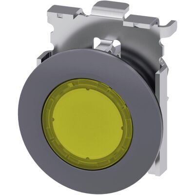 Siemens Ill pushbutton as indicator light yellow, Schalter + Taster, Gelb Siemens Ill pushbutton as indicator light yellow, Schalter + Taster, Gelb