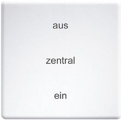Eltako Wippe, Schalter + Taster, Schwarz Eltako Wippe, Schalter + Taster, Schwarz