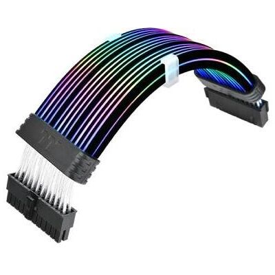 Thermaltake Mod ARGB Black Cable 24Pin (schwarz) (20.20 cm), Interne Kabel (PC) Thermaltake Mod ARGB Black Cable 24Pin (schwarz) (20.20 cm), Interne Kabel (PC)