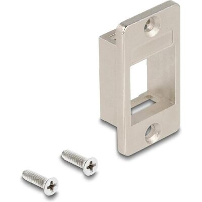 Delock Keystone Halterung für Gehäuse konisch, PC Gehäuse Zubehör Delock Keystone Halterung für Gehäuse konisch, PC Gehäuse Zubehör
