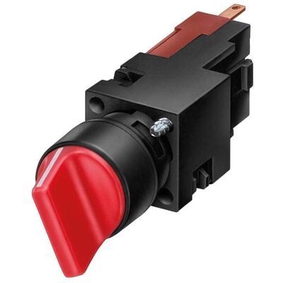 Siemens Knebelschalter rund schwarz 16mm Plastik, Schalter + Taster, Schwarz Siemens Knebelschalter rund schwarz 16mm Plastik, Schalter + Taster, Schwarz