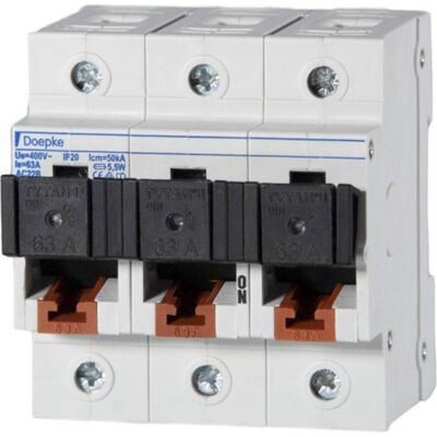 Doepke Tytan II D0-63-3/E 09980100 Lasttrennschalter 09980100, Schalter + Taster Doepke Tytan II D0-63-3/E 09980100 Lasttrennschalter 09980100, Schalter + Taster