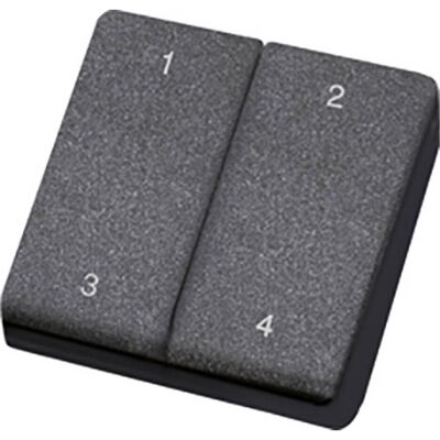 Eltako FMH4S-sz, Schalter + Taster, Schwarz Eltako FMH4S-sz, Schalter + Taster, Schwarz