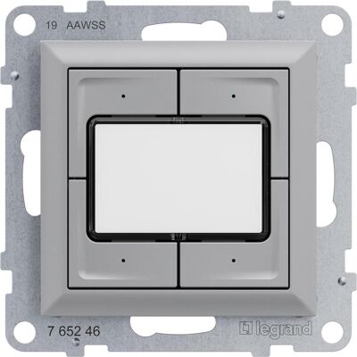 Legrand LEGR Elektroniktaster, Schalter + Taster, Silber Legrand LEGR Elektroniktaster, Schalter + Taster, Silber
