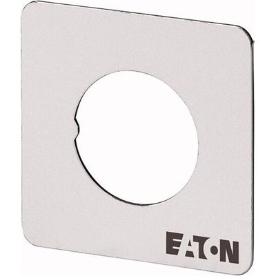 Eaton Frontschild, Schalter + Taster, Silber Eaton Frontschild, Schalter + Taster, Silber