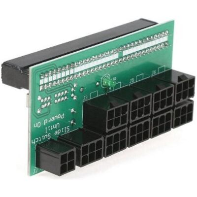 PowerGuard Adapter für HP Server Netzteil 9x 6-pin PCI-E Breakout Board, Interne Kabel (PC) PowerGuard Adapter für HP Server Netzteil 9x 6-pin PCI-E Breakout Board, Interne Kabel (PC)