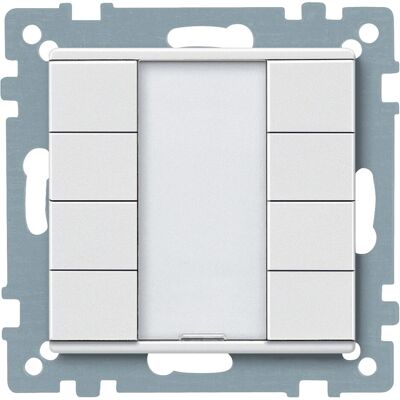 Schneider Taster 4fach plus, polarweiss, System M MTN627819, Schalter + Taster, Weiss Schneider Taster 4fach plus, polarweiss, System M MTN627819, Schalter + Taster, Weiss