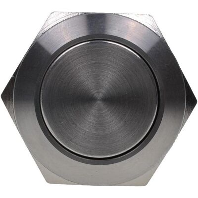Phobya Vandalismus / Klingeltaster 19mm Edelstahl - ohne Beleuchtung mit Schraubkontakten, Schalter + Taster, Silber Phobya Vandalismus / Klingeltaster 19mm Edelstahl - ohne Beleuchtung mit Schraubkontakten, Schalter + Taster, Silber