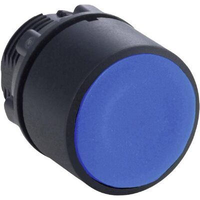Schneider Electric Rückstelltaster, blau Ř 22, flach, XB5AA861, Schalter + Taster, Schwarz, Blau Schneider Electric Rückstelltaster, blau Ř 22, flach, XB5AA861, Schalter + Taster, Schwarz, Blau