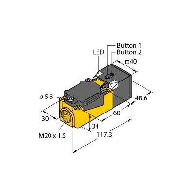 Turck Ultraschallsensor Reflexionstaster RU200-CP40-LIU2N8X2T, Schalter + Taster Turck Ultraschallsensor Reflexionstaster RU200-CP40-LIU2N8X2T, Schalter + Taster