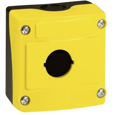 BACO LBX0100J Gelbe IP66 Gehäuse - 1 Loch, Ø 22mm BACO LBX0100J Gelbe IP66 Gehäuse - 1 Loch, Ø 22mm