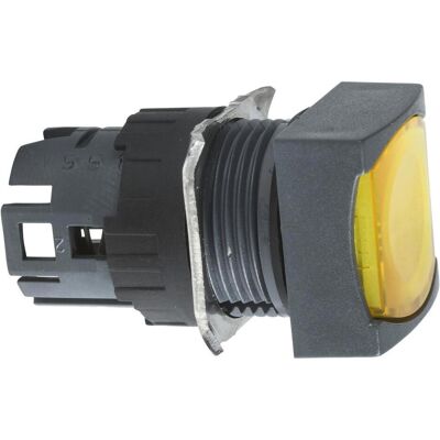 Schneider Electric Pushbutton 16mm Illum SquareFlush Yellow, Schalter + Taster, Grau, Gelb Schneider Electric Pushbutton 16mm Illum SquareFlush Yellow, Schalter + Taster, Grau, Gelb
