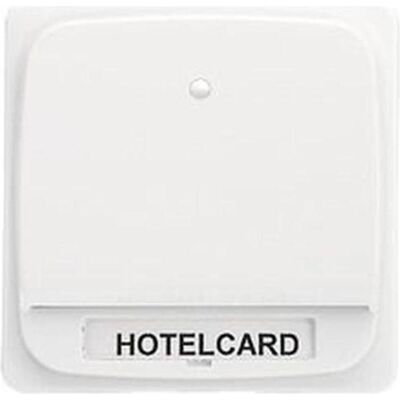 ELSO Zentralplatte für Hotelcardschalter FASHION/RIVA/SCALA reinweiss, Schalter + Taster, Weiss ELSO Zentralplatte für Hotelcardschalter FASHION/RIVA/SCALA reinweiss, Schalter + Taster, Weiss