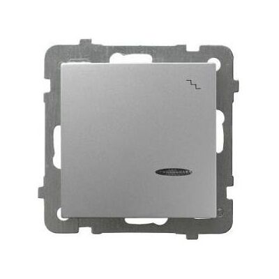 Ospel ŁP-3GS/m/18, Schalter + Taster, Silber Ospel ŁP-3GS/m/18, Schalter + Taster, Silber