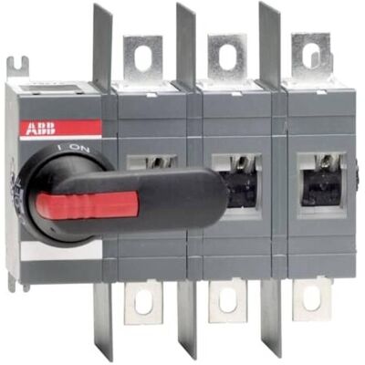 ABB OT400U03P Lasttrennschalter 3-polig 400A 1SCA022718R9670, Schalter + Taster, Schwarz ABB OT400U03P Lasttrennschalter 3-polig 400A 1SCA022718R9670, Schalter + Taster, Schwarz