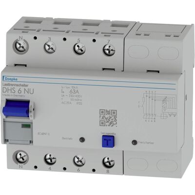 Doepke Lasttrennschalter 63A 4p IP20 m.Geh Komplettger im Geh, Schalter + Taster, Grau Doepke Lasttrennschalter 63A 4p IP20 m.Geh Komplettger im Geh, Schalter + Taster, Grau