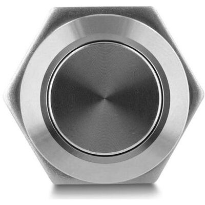 Delock Drucktaster zum Einbau 16 mm 2 x Lötanschluss Taster tastend hoch (22240), Schalter + Taster, Silber Delock Drucktaster zum Einbau 16 mm 2 x Lötanschluss Taster tastend hoch (22240), Schalter + Taster, Silber