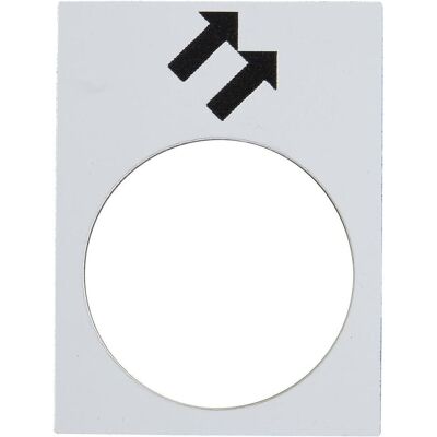 Schneider Electric Bezeichnungsschild ws rechteck englisch ZB2BY4964, Schalter + Taster, Weiss Schneider Electric Bezeichnungsschild ws rechteck englisch ZB2BY4964, Schalter + Taster, Weiss