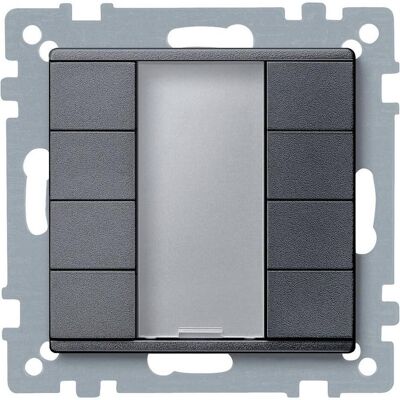 Schneider MTN627814, Schalter + Taster, Schwarz Schneider MTN627814, Schalter + Taster, Schwarz