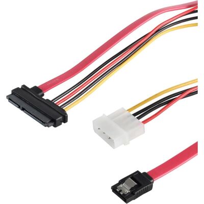 Shiverpeaks S/CONN maximum connectivity SATA-Kombikabel, Daten- und Stromversorgung, 0,5m (50 cm, SATA), Interne Kabel (PC) Shiverpeaks S/CONN maximum connectivity SATA-Kombikabel, Daten- und Stromversorgung, 0,5m (50 cm, SATA), Interne Kabel (PC)