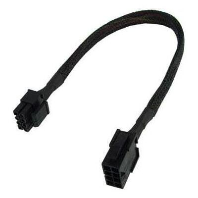 Phobya Verlängerung 8-Pin oder EPS12V 30cm - Schwarz Phobya Verlängerung 8-Pin oder EPS12V 30cm - Schwarz