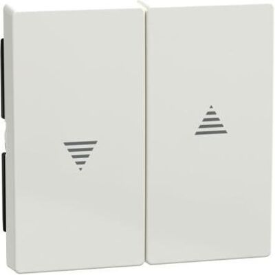 Schneider Electric Wippe für Rollladenschalter und -taster, polarweiss glänzend, System M, Schalter + Taster, Weiss Schneider Electric Wippe für Rollladenschalter und -taster, polarweiss glänzend, System M, Schalter + Taster, Weiss