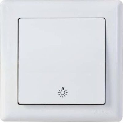 Mutlusan Daria Taster Licht Schalter Unterputz weiss, Schalter + Taster, Weiss Mutlusan Daria Taster Licht Schalter Unterputz weiss, Schalter + Taster, Weiss