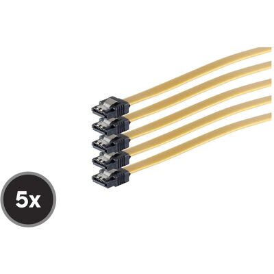 Shiverpeaks SCO 78246-0.5-Y5 Seriell-ATA Kabel 50cm gerade Metallfeder (50 cm, SATA), Interne Kabel (PC) Shiverpeaks SCO 78246-0.5-Y5 Seriell-ATA Kabel 50cm gerade Metallfeder (50 cm, SATA), Interne Kabel (PC)
