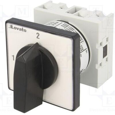 Lovato Schalter: Nocken- Stab.Pos: 2 20A 1-2 Schalttafel Pole: 1 Pos: 2, Schalter + Taster Lovato Schalter: Nocken- Stab.Pos: 2 20A 1-2 Schalttafel Pole: 1 Pos: 2, Schalter + Taster