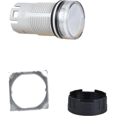 Schneider Electric Leuchtmelder 16mm rund weiß, Schalter + Taster, Schwarz, Weiss Schneider Electric Leuchtmelder 16mm rund weiß, Schalter + Taster, Schwarz, Weiss