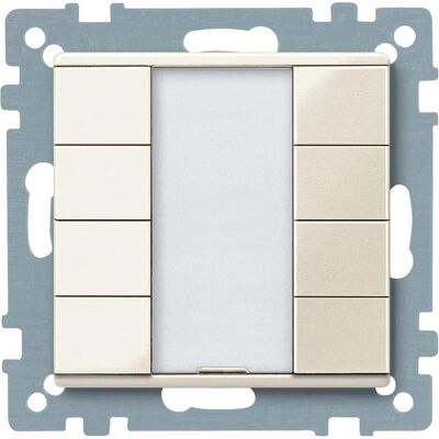 Schneider Taster 4fach plus, weiss glänzend, System M MTN617444, Schalter + Taster, Weiss Schneider Taster 4fach plus, weiss glänzend, System M MTN617444, Schalter + Taster, Weiss