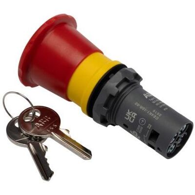 Thomas & Betts ABB CE4K1-10R-02 Not-Aus-Taster 2 Öffner IP67/IP69K 1 St., Schalter + Taster, Rot, Schwarz Thomas & Betts ABB CE4K1-10R-02 Not-Aus-Taster 2 Öffner IP67/IP69K 1 St., Schalter + Taster, Rot, Schwarz