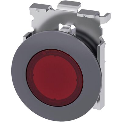 Siemens Ill pushbutton as indicator light red, Schalter + Taster, Rot, Silber Siemens Ill pushbutton as indicator light red, Schalter + Taster, Rot, Silber