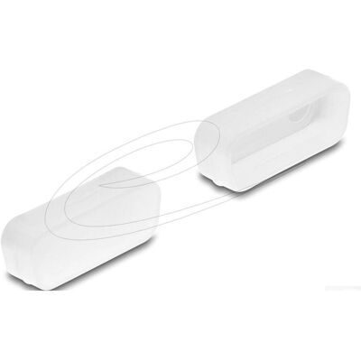 Delock 67122 - Staubschutz für D-Sub 15 Stecker 2 Stück transparent, PC Gehäuse Zubehör Delock 67122 - Staubschutz für D-Sub 15 Stecker 2 Stück transparent, PC Gehäuse Zubehör