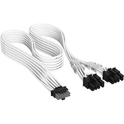 Corsair Stromkabel PCIe 12V-2x6 auf 2x 8-Pin 65 cm (65 cm, 12V-2x6), Interne Kabel (PC) Corsair Stromkabel PCIe 12V-2x6 auf 2x 8-Pin 65 cm (65 cm, 12V-2x6), Interne Kabel (PC)