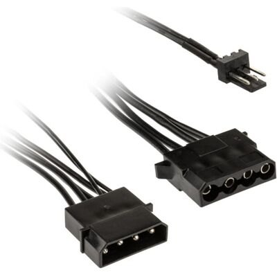 Kolink Lüfter Adapterkabel 3-Pin zu 2x 4-Pin Molex (39 cm, 3 Pin), Interne Kabel (PC) Kolink Lüfter Adapterkabel 3-Pin zu 2x 4-Pin Molex (39 cm, 3 Pin), Interne Kabel (PC)